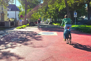 Fahrradstraße in Mainz © Landeshauptstadt Mainz