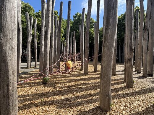 Kletterspaß im Goethepark