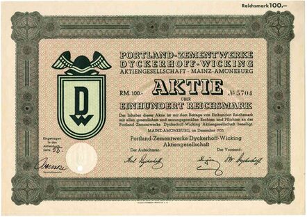 Portland-Zementwerke Dyckerhoff-Wicking AG, Mz-Amoeneburg