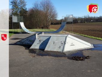 Foto von der Skateranlage Hechtsheim