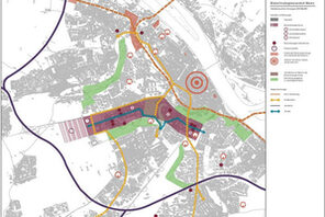 Strategieplan Städtebauliche Strategie für den Biotechnologie-Standort MZ © Landeshauptstadt Mainz - Stadtplanungsamt